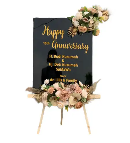 Papan Bunga Akrilik Pakuhaji